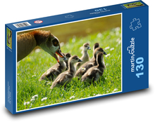 Geese - chicks Puzzle 130 pieces - 28.7 x 20 cm 