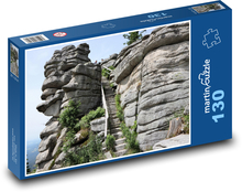 Bayerischer Wald - drei Stühle, Felsen Puzzle 130 Teile - 28,7x20 cm