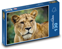 Lvice - velká kočka, dravec Puzzle 130 dílků - 28,7 x 20 cm
