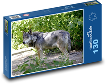 Vlk - lovec, dravec Puzzle 130 - 28,7x20 cm