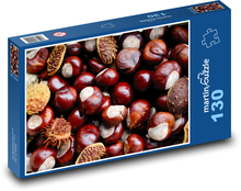Gaštany - jeseň, pagaštan Puzzle 130 dielikov - 28,7 x 20 cm