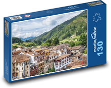 Houses - city, mountains Puzzle 130 pieces - 28.7 x 20 cm 