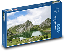 Mountains - water, nature Puzzle 130 pieces - 28.7 x 20 cm 