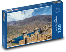 Bateria de Castillitos - Španělsko, hrad  Puzzle 130 dílků - 28,7 x 20 cm