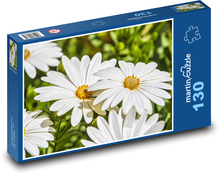 Płatki - stokrotka, kwiat Puzzle 130 elementów - 28,7x20 cm