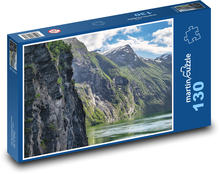 Norwegen - See, Fjorde Puzzle 130 Teile - 28,7x20 cm