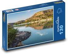 Krajobraz - skały, laguna Puzzle 130 elementów - 28,7x20 cm