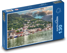 City in Norway - Bergen, landscape Puzzle 130 pieces - 28.7 x 20 cm 