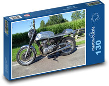 Rekonštrukcia, motorka - café racer Puzzle 130 dielikov - 28,7 x 20 cm 