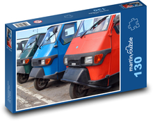 Trojkolka, motorka Puzzle 130 dielikov - 28,7 x 20 cm 