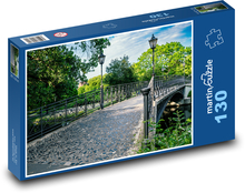 Brücke - Park, Straße Puzzle 130 Teile - 28,7x20 cm