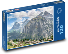 Švajčiarsko - Berner Oberland Puzzle 130 dielikov - 28,7 x 20 cm 