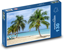 Jamaika - Palmen, Meer Puzzle 130 Teile - 28,7x20 cm