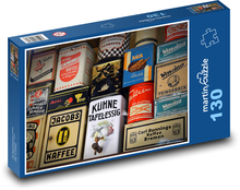 Stare puszki Puzzle 130 elementów - 28,7x20 cm