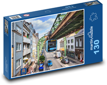 Wuppertal - Visutá dráha Puzzle 130 dielikov - 28,7 x 20 cm 