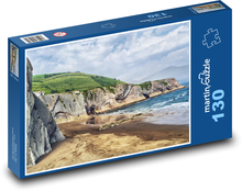 Küste - Klippe, Strand Puzzle 130 Teile - 28,7x20 cm