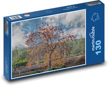 Khaki - Frucht, Baum Puzzle 130 Teile - 28,7x20 cm