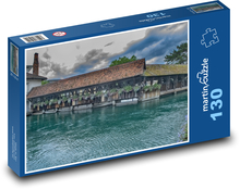 Thun - Szwajcaria, most Puzzle 130 elementów - 28,7x20 cm
