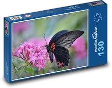 Tropický motýľ - hmyz, krídlo Puzzle 130 dielikov - 28,7 x 20 cm 