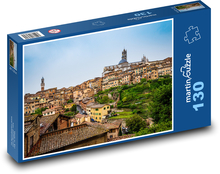 Itálie - město Siena Puzzle 130 dílků - 28,7 x 20 cm