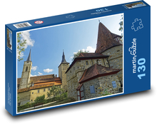 Hrad, kostol, zámok Puzzle 130 dielikov - 28,7 x 20 cm 