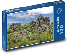 Spanien - Provinz Málaga Puzzle 130 Teile - 28,7x20 cm