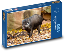 Divoká zvěř - prase Puzzle 130 - 28,7x20 cm