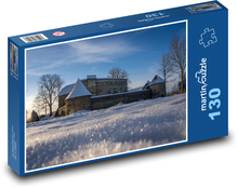 Hrad Piberstein - Rakúsko, pevnosť Puzzle 130 dielikov - 28,7 x 20 cm 
