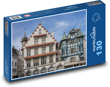 Švýcarsko - Evropa, domy Puzzle 130 - 28,7x20 cm