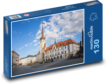Olomouc - Česká republika, domy Puzzle 130 dílků - 28,7 x 20 cm