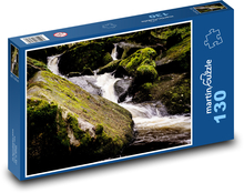 Rieka v lese - príroda, stromy Puzzle 130 dielikov - 28,7 x 20 cm 