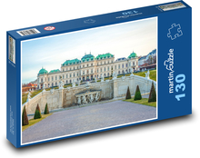 Palác Belveder - Rakousko, Vídeň Puzzle 130 dílků - 28,7 x 20 cm