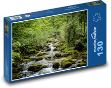 Divoká voda - tok, príroda Puzzle 130 dielikov - 28,7 x 20 cm 