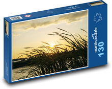 Jazero Balaton - Maďarsko, voda Puzzle 130 dielikov - 28,7 x 20 cm 