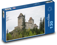 Castle Kašperk - medieval fortress, chateau Puzzle 130 pieces - 28.7 x 20 cm