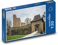 Velhartice - pevnosť, stredoveký hrad Puzzle 130 dielikov - 28,7 x 20 cm 