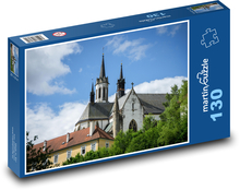 Vyšší Brod - klasztor, Czechy Puzzle 130 elementów - 28,7x20 cm