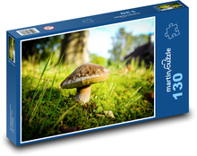 Huba v lese - mach, jeseň Puzzle 130 dielikov - 28,7 x 20 cm 