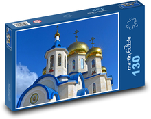 Zvonice - kopule, církev  Puzzle 130 dílků - 28,7 x 20 cm