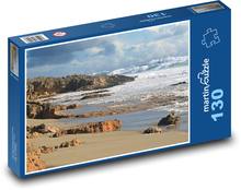 Písečná pláž - moře, pobřeží Puzzle 130 - 28,7x20 cm