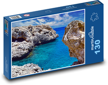 Skaly v mori - príroda, ocán Puzzle 130 dielikov - 28,7 x 20 cm 