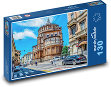 Italy - Milan, street Puzzle 130 pieces - 28.7 x 20 cm 