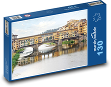 Ponte Vecchio - most, Taliansko Puzzle 130 dielikov - 28,7 x 20 cm 