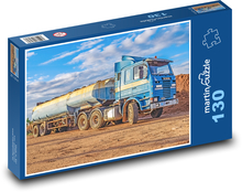 Cisternový automobil - nákladné auto, preprava Puzzle 130 dielikov - 28,7 x 20 cm