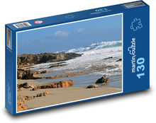 Beach - sand, sea Puzzle 130 pieces - 28.7 x 20 cm 