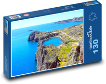 Agios Pavlos Strand - Griechenland, Meer Puzzle 130 Teile - 28,7x20 cm