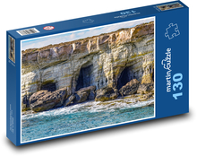 Skála v moři - jeskyně, eroze Puzzle 130 dílků - 28,7 x 20 cm