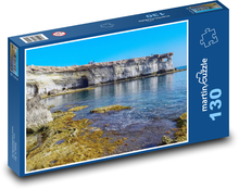 Morský breh - skaly, pobrežie Puzzle 130 dielikov - 28,7 x 20 cm 