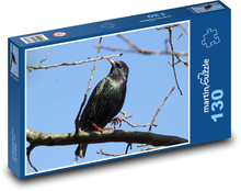 Spitz - bird, branch Puzzle 130 pieces - 28.7 x 20 cm 