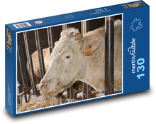 Kráva - zvíře, farmo Puzzle 130 dílků - 28,7 x 20 cm